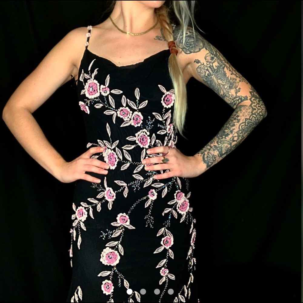 Vintage Midi Lillie Rubin Embellished Dress 🖤